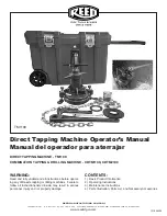 REED TM1100 Operator'S Manual preview