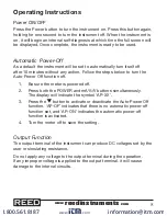 Preview for 8 page of REED vc04 Instruction Manual