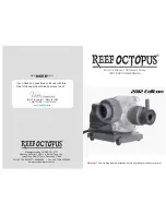 Предварительный просмотр 1 страницы Reef Octopus HY-1000S Instruction Manual