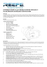 Preview for 1 page of Reefe HYDROMATIC RHMPC15 Installation Instructions