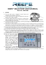 Preview for 1 page of Reefe RSFB2500 User Manual