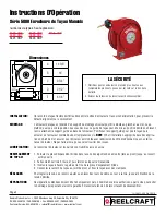 Preview for 5 page of ReelCraft 5400 OHP Operating Instructions Manual