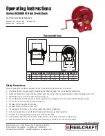 Preview for 1 page of ReelCraft BA34000 M Series Operating Instructions