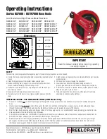 Preview for 1 page of ReelCraft RS7000 Series Operating Instructions