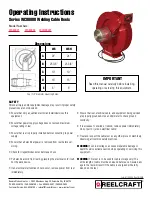 ReelCraft Series WC80000 Operating Instructions preview