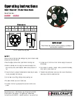 Предварительный просмотр 1 страницы ReelCraft T-1116-08 Operating Instructions Manual