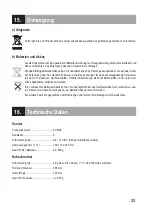 Preview for 33 page of Reely Sky 20 55 15 Operating Instructions Manual