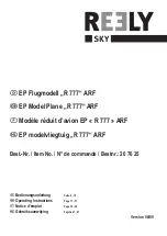 Reely Sky 20 76 25 Operating Instructions Manual preview