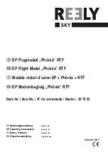 Preview for 3 page of Reely Sky 20 79 02 Operating Instructions Manual