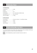 Preview for 27 page of Reely Sky 207630 Operating Instructions Manual