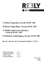 Reely Sky 27 51 04 Operating Instructions Manual предпросмотр