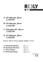 Preview for 1 page of Reely Sky Micro Operating Instructions Manual