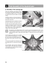 Preview for 12 page of Reely Sky QuadCopter 650 ARF Operating Instructions Manual