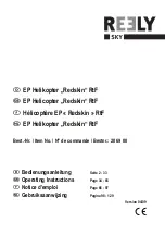 Preview for 1 page of Reely Sky Redskin Operating Instructions Manual