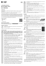 Preview for 4 page of Reely 10BL60RTR+3660-3700KV Operating Instructions Manual