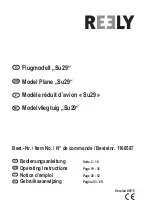 Preview for 1 page of Reely 1168587 Operating Instructions Manual