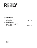 Preview for 1 page of Reely 1590238 Operating Instructions Manual