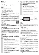 Preview for 3 page of Reely 1877012 Operating Instructions Manual