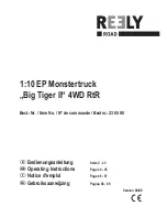 Reely Big Tiger II Operating Instructions Manual preview
