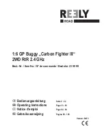 Preview for 1 page of Reely Carbon Fighter III Operating Instructions Manual