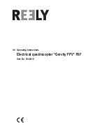 Preview for 1 page of Reely Gravity FPV RtF Operating Instructions Manual