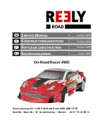 Preview for 1 page of Reely On-Road Racer 4WD Service Manual