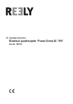 Reely Power Drone XL Operating Instructions Manual preview