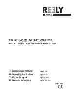 Preview for 1 page of Reely REX-X 2WD RtR Operating Instructions Manual