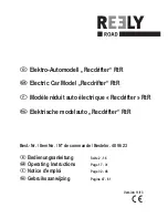 Reely RtR Operating Instructions Manual preview