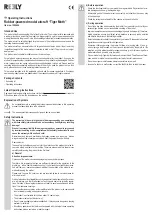 Preview for 3 page of Reely Tiger Moth Operating Instructions Manual