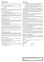 Preview for 4 page of Reely Tiger Moth Operating Instructions Manual