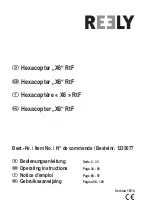 Preview for 1 page of Reely X6 Operating Instructions Manual