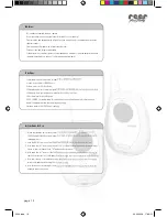 Preview for 13 page of Reer 3004 BABYPHON MIDI Instruction Manual