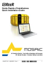 Предварительный просмотр 1 страницы Reer MOSAIC Master M1 Quick Installation Manual