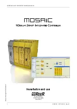 Предварительный просмотр 1 страницы Reer Mosaic MBEI2B Installation And Use Manual