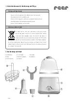 Preview for 5 page of Reer Multimax 2 in 1 -travel Operating Manual