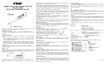 Предварительный просмотр 5 страницы Reer SC 42 TM Instructions For Use Manual