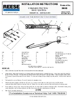 Reese SWAY CONTROL Installation Instructions preview