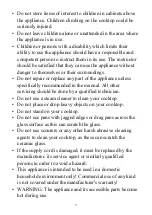 Preview for 5 page of Reeva RUBIND30BV Instruction Manual / Installation Manual