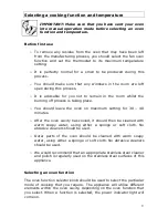 Preview for 9 page of Reeva UBESO601SS User Manual