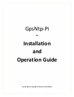 Reeve GpsNtp-Pi Installation And Operation Manual preview