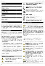 Preview for 2 page of Refco 3004145 Installation And Operating Manual