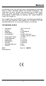 Preview for 6 page of Refco 4660664 Operating Manual