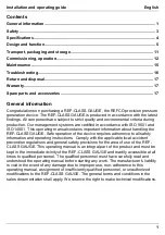 Preview for 3 page of Refco 4682293 Installation And Operating Manual