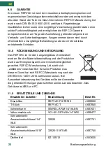 Предварительный просмотр 28 страницы Refco 4688291 Instruction Manual