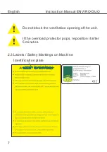 Предварительный просмотр 10 страницы Refco ENVIRO-DUO Instruction Manual