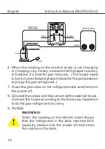 Предварительный просмотр 22 страницы Refco ENVIRO-DUO Instruction Manual