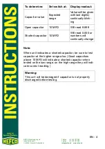 Preview for 4 page of Refco MFD-10 Instruction Manual