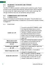 Предварительный просмотр 8 страницы Refco MULTITHERM 4688582 Instruction Manual