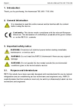 Preview for 2 page of Refco TSC-093 Instruction Manual